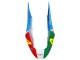 Carenagens Moto Honda CBR600 F4i 2004-2007 - Branco Azul Verde Vermelho