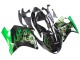 Carenagem Moto Honda CBR1100XX Blackbird 1996-2007 - Preto Brilhante Verde Chama