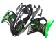 Carenagem Moto Honda CBR1100XX Blackbird 1996-2007 - Preto Brilhante Verde Chama
