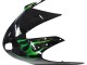 Carenagem Moto Honda CBR1100XX Blackbird 1996-2007 - Preto Brilhante Verde Chama