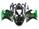 Carenagem Moto Honda CBR1100XX Blackbird 1996-2007 - Preto Brilhante Verde Chama