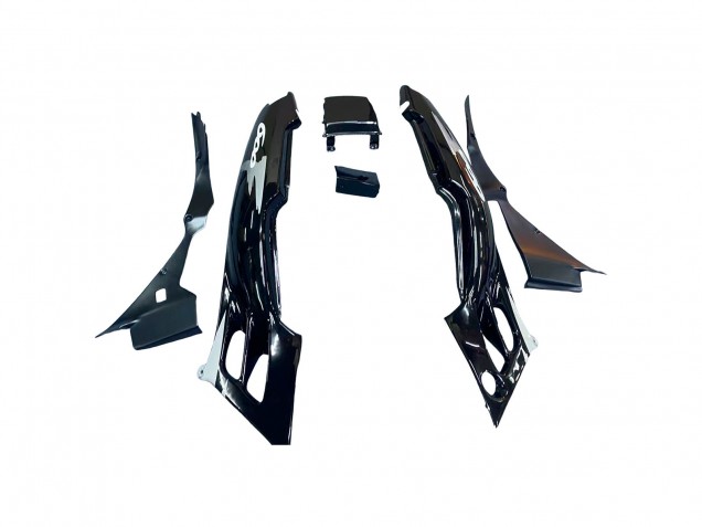 Carenagens Moto Honda CBR600 F2 1991-1994 - Prata Preto Brilhante