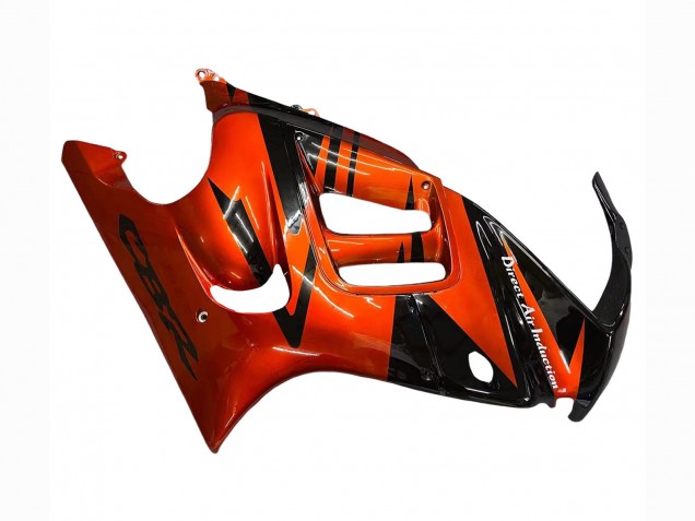 Carenagens Moto Honda CBR600 F3 1995-1996 - Laranja Preto Brilhante