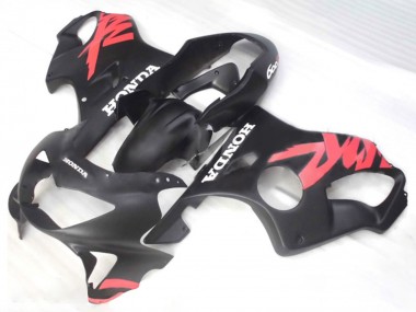 Carenagens Moto Honda CBR600 F4 1999-2000 - Preto Fosco Rosa Decalques