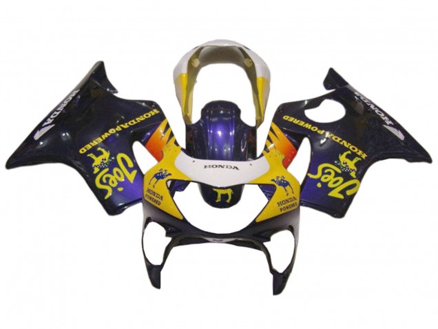 Carenagens Moto Honda CBR600 F4 1999-2000 - Branco Amarelo Preto Brilhante Joes
