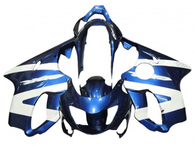 Carenagens Moto Honda CBR600 F4 1999-2000 - Branco Azul