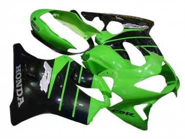 Carenagens Moto Honda CBR600 F4 1999-2000 - Verde Preto Brilhante
