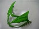 Carenagens Moto Kawasaki ZX6R 2013-2018 - Verde Amarelo Preto Brilhante Preto Fosco