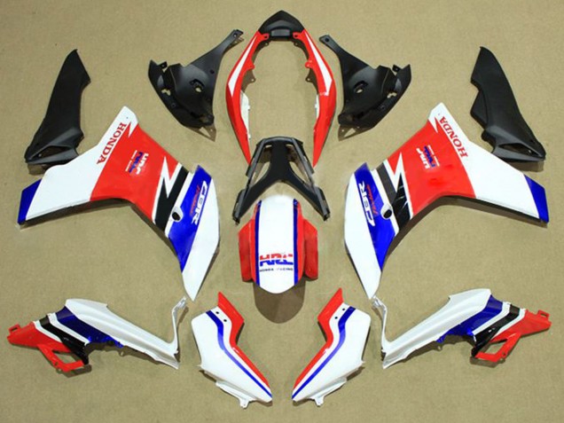 Carenagens Moto Honda CBR600F 2011-2013 - Branco Vermelho Azul