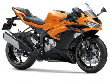 Carenagens Moto Kawasaki ZX6R 2019-2022 - Laranja Preto