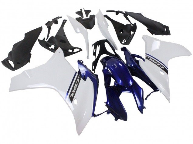 Carenagens Moto Honda CBR600F 2011-2013 - Branco Azul
