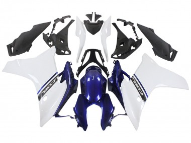 Carenagens Moto Honda CBR600F 2011-2013 - Branco Azul