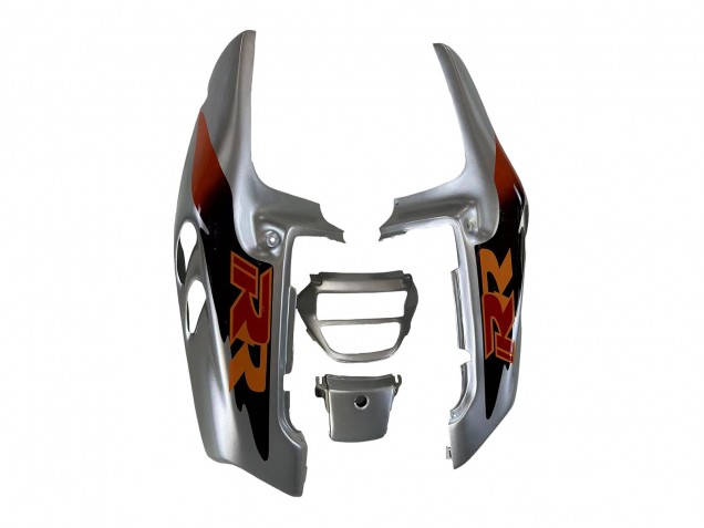 Carenagens Moto Honda CBR900RR 893 1996-1997 - Prata Vermelho Preto Brilhante