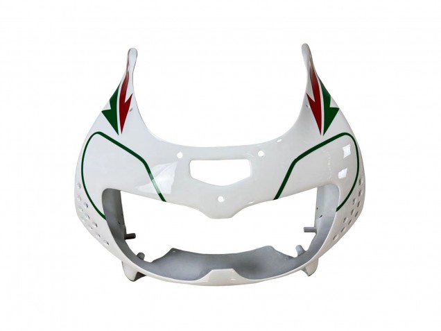Carenagens Moto Honda CBR900RR 893 1996-1997 - Branco Verde Cinzento Preto Brilhante Castrol