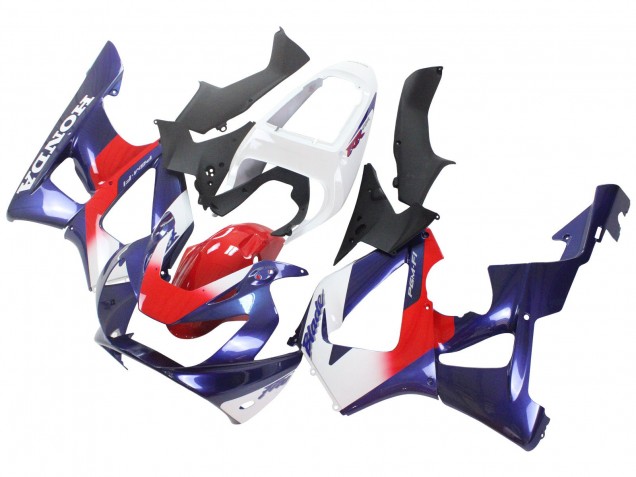 Carenagens Moto Honda CBR900RR 929 2000-2001 - Branco Vermelho Azul