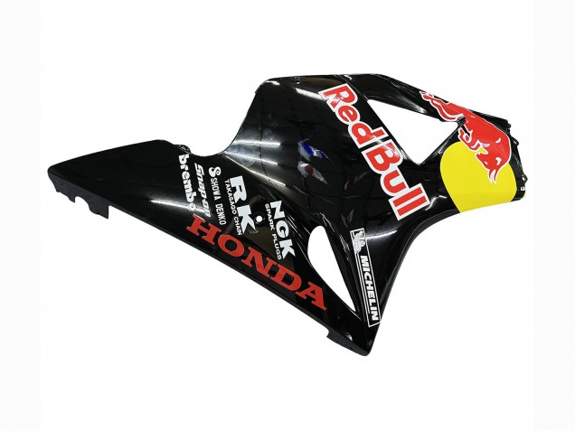 Carenagens Moto Honda CBR900RR 954 2002-2003 - Preto Brilhante Amarelo Red Bull Michelin