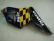 Carenagens Moto Honda CBR900RR 954 2002-2003 - Azul Amarelo Preto Brilhante Telefonica MoviStar Castrol