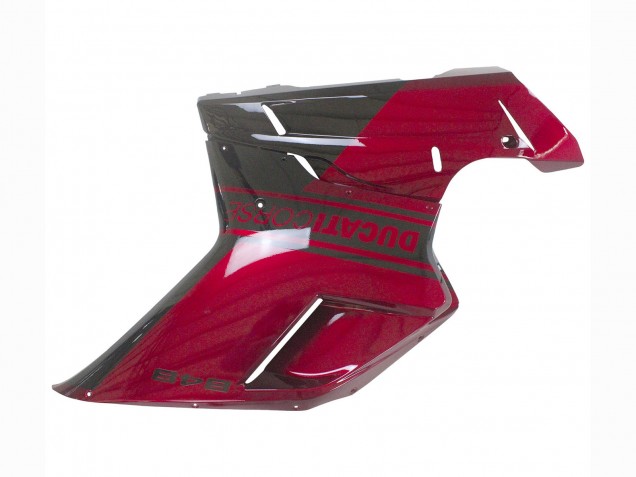 Carenagem Moto Ducati 848 2007-2014 - Vermelho Preto Brilhante