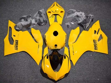 Carenagens Moto Ducati Panigale 899/1199 2011-2014 - Amarelo Brilhante