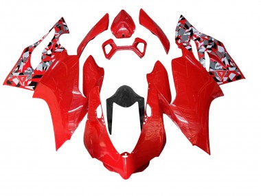 Carenagem Moto Ducati Panigale 899/1199 2011-2014 - Vermelho Cinzento Preto