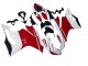 Carenagens Moto Ducati 1199 2011-2014 - Branco Vermelho Preto Brilhante