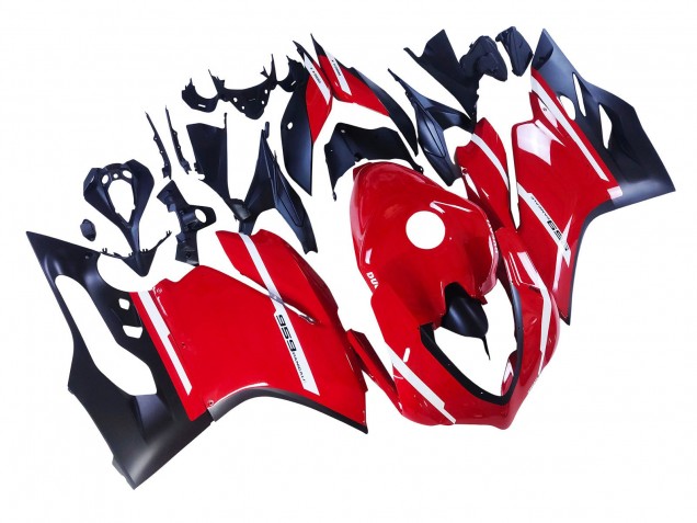 Carenagens Moto Ducati 959 2015-2020 - Vermelho Preto Fosco
