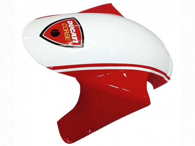 Carenagens Moto Ducati 996 1993-2005 - Branco Vermelho Ouro Preto Brilhante Corse Performance