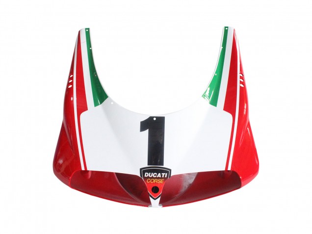 Carenagens Moto Ducati 748/916/996/998 1993-2005 - Branco Vermelho Amarelo Verde Preto Brilhante Performance