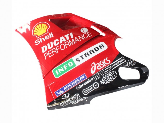 Carenagens Moto Ducati 748/916/996/998 1993-2005 - Branco Vermelho Amarelo Verde Preto Brilhante Performance