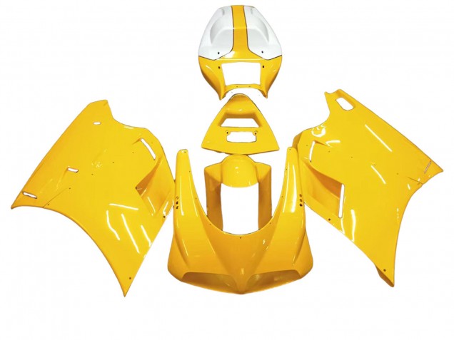 Carenagens Moto Ducati 748/916/996/998 1993-2005 - Branco Amarelo