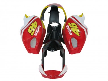 Carenagens Moto Ducati Monster 696 796 1100 1100S 2008-2012 - Branco Vermelho Preto Brilhante Amarelo 46
