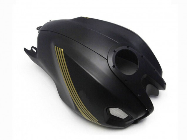 Carenagens Moto Ducati Monster 696 796 1100 1100S 2008-2012 - Preto Fosco Ouro