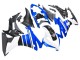 Carenagens Moto Honda CBR500R 2013-2015 - Azul Branco Preto Fosco