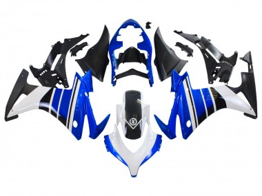 Carenagens Moto Honda CBR500R 2013-2015 - Azul Branco Preto Fosco