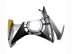 Carenagens Moto Honda CBR500R 2013-2015 - Prata Amarelo Preto Fosco