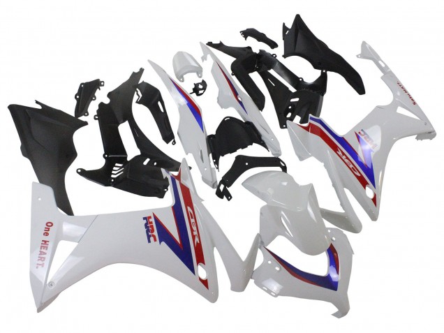 Carenagens Moto Honda CBR500R 2013-2015 - Branco Vermelho Azul HRC