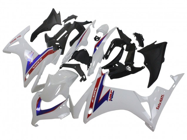 Carenagens Moto Honda CBR500R 2013-2015 - Branco Vermelho Azul HRC