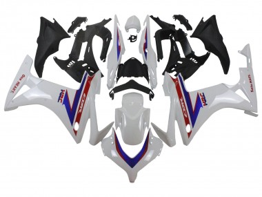 Carenagens Moto Honda CBR500R 2013-2015 - Branco Vermelho Azul HRC