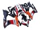 Carenagens Moto Honda CBR500R 2013-2015 - Laranja Branco Vermelho Preto Brilhante Repsol 3