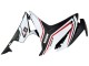 Carenagens Moto Honda CBR500R 2016-2018 - Branco Vermelho Preto Fosco