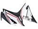 Carenagens Moto Honda CBR500R 2016-2018 - Branco Vermelho Preto Fosco
