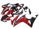 Carenagens Moto Honda CBR500R 2016-2018 - Vermelho Branco Preto Fosco
