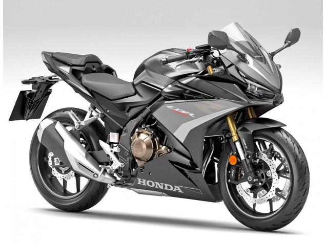Carenagens Moto Honda CBR500R 2022-2023 - Prata Cinzento Preto Fosco