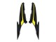 Carenagens Moto Honda CBR500R 2022-2023 - Preto Fosco Amarelo
