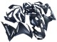 Carenagens Moto Honda CBR500R 2022-2023 - Matte Azul Escuro