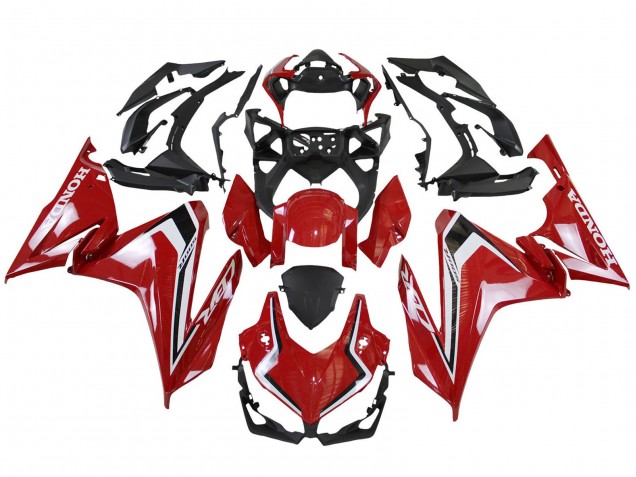 Carenagens Moto Honda CBR500R 2022-2023 - Vermelho Branco Preto