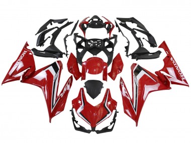 Carenagens Moto Honda CBR500R 2022-2023 - Vermelho Branco Preto