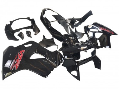Carenagens Moto Honda VFR 800 1998-2001 - Preto Brilhante Vermelho Decal