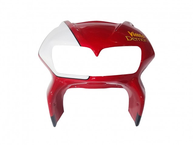 Carenagens Moto Honda VFR 800 1998-2001 - Vermelho Branco Preto Brilhante Vimto