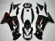 Carenagens Moto Kawasaki EX650 2006-2008 - Preto Brilhante Vermelho Chama